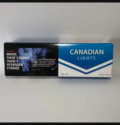 Carton of Canadian Lights (Blue) Smokes