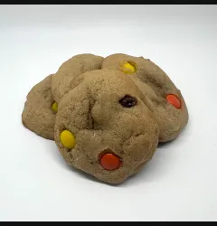 Bunch of Reese's Pieces Cannabis Infused Cookies