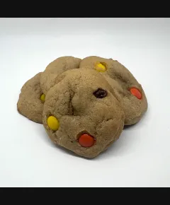 Bunch of Reese's Pieces Cannabis Infused Cookies